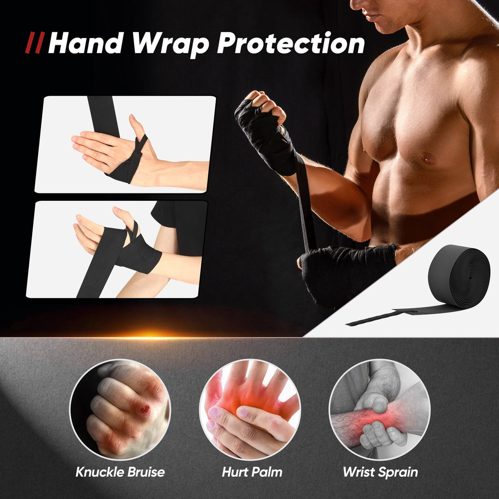 Doulami Punching Bag for Adults 4FT PU Heavy Boxing Bag Set Hanging Boxing Bag Kit w/ 12oz Gloves