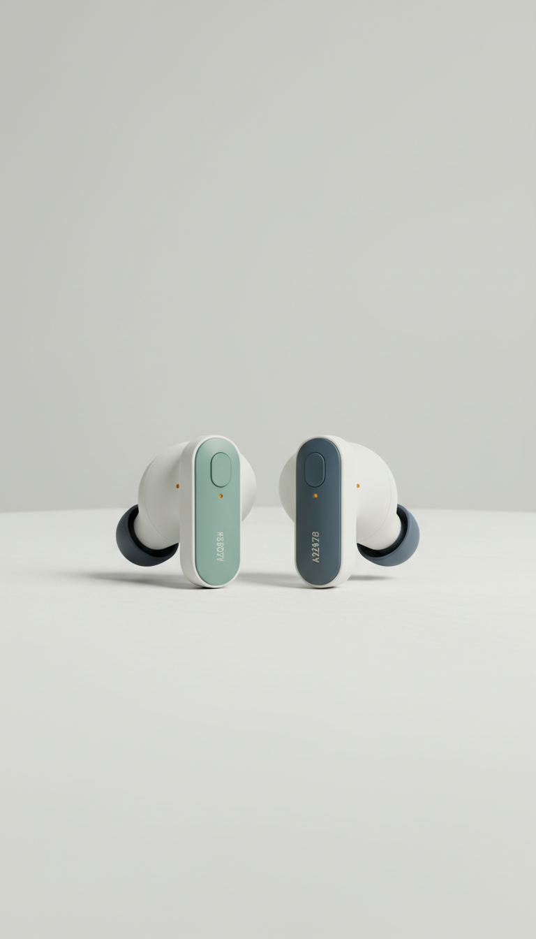 Wireless Earbuds with Adaptive Noise Canceling