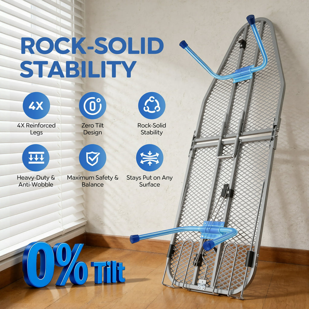 Doulami Ironing Board Tabletop Ironing Board with Iron Rest Portable Folding Iron Board for Dorms Apartment Travel
