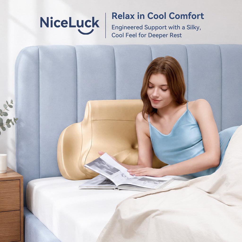 Cervical Neck Pillow - Ergonomic Side Sleeper Pillow for Pain Relief, Contour Cervical Pillow for Sleeping, Memory Foam Pillows for Neck Support, Orthopedic Bed Pillow for Back Stomach Sleepers