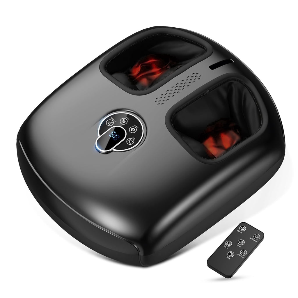 Foot Massager with Heat, Shiatsu Foot Massager Machine for Neuropathy Pain, with Remote, FSA HSA Eligible, Gifts for Women Men