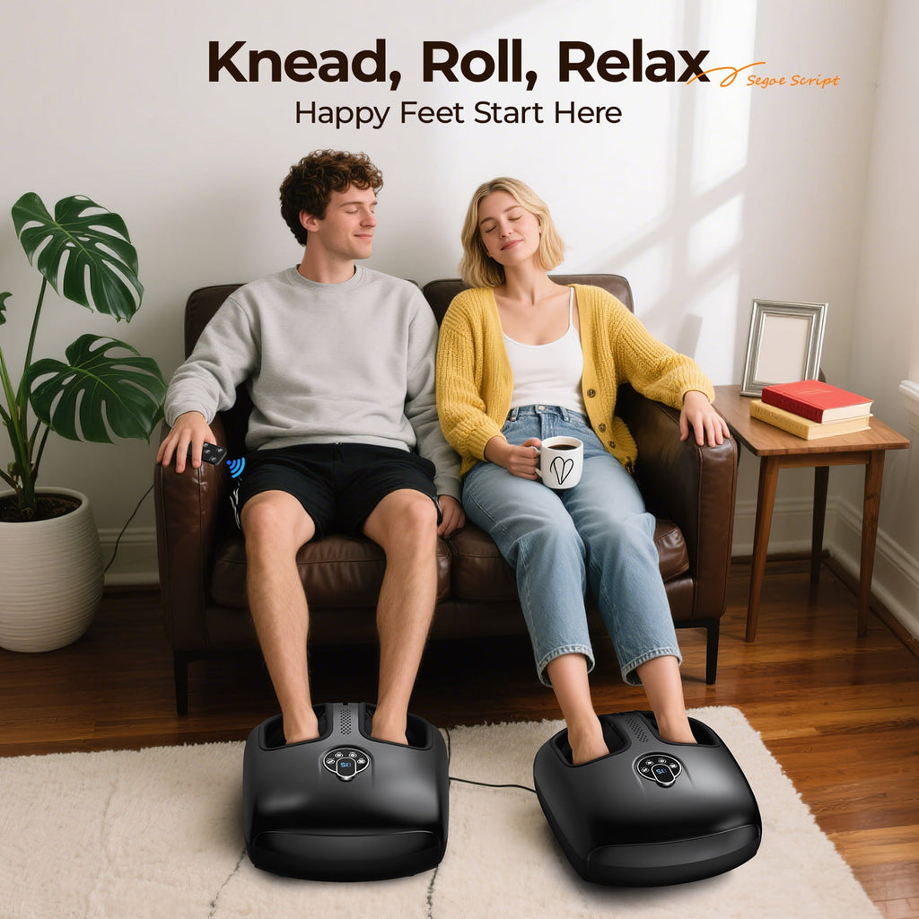 Foot Massager with Heat, Shiatsu Foot Massager Machine for Neuropathy Pain, with Remote, FSA HSA Eligible, Gifts for Women Men