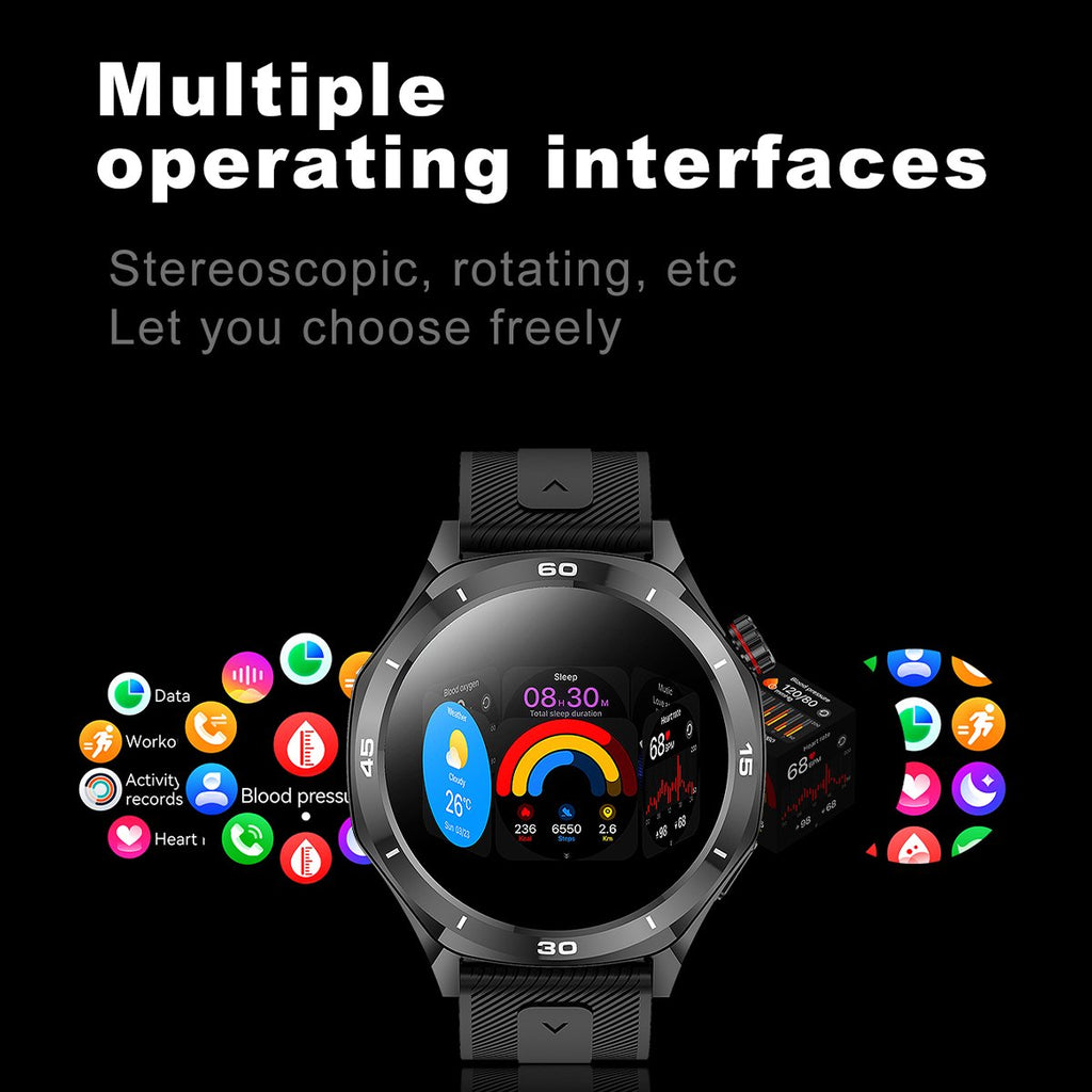 Minsxk Smart Watch Fits for Android and Iphone, 1.52" HD Fitness Tracker,120+ Sport Modes, Smartwatch with Bluetooth Calls/Answer,Smart Watches for Men Women,Ip68 Waterproof,for Gift Black
