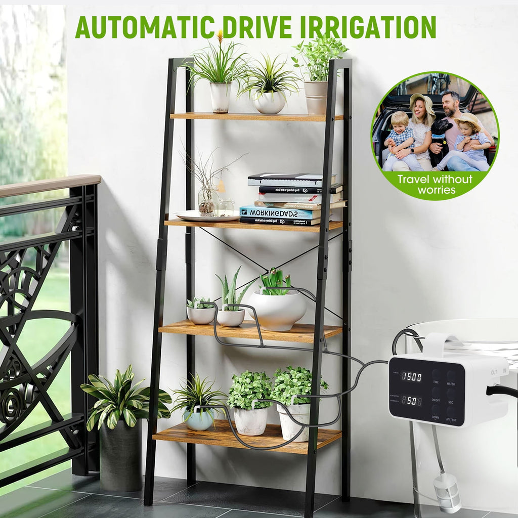 Doulami Drip Irrigation System Automatic Watering System Indoor Plant Irrigation Kit Self Watering Device for 15 Potted Plants